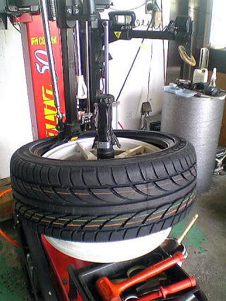 ATR SPORTをホイールにセット