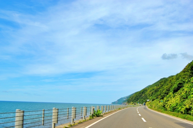 気持ちのいい道路