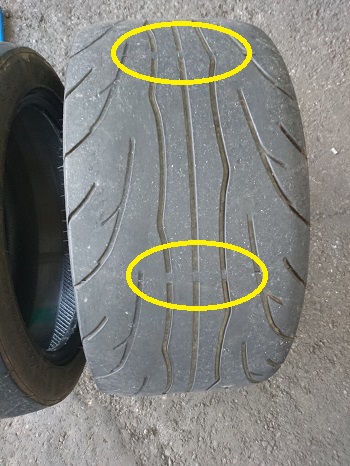 スリップサイン露出