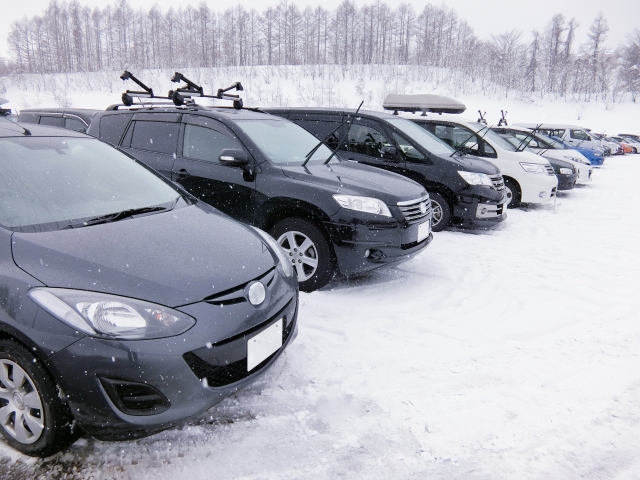 雪駐車場
